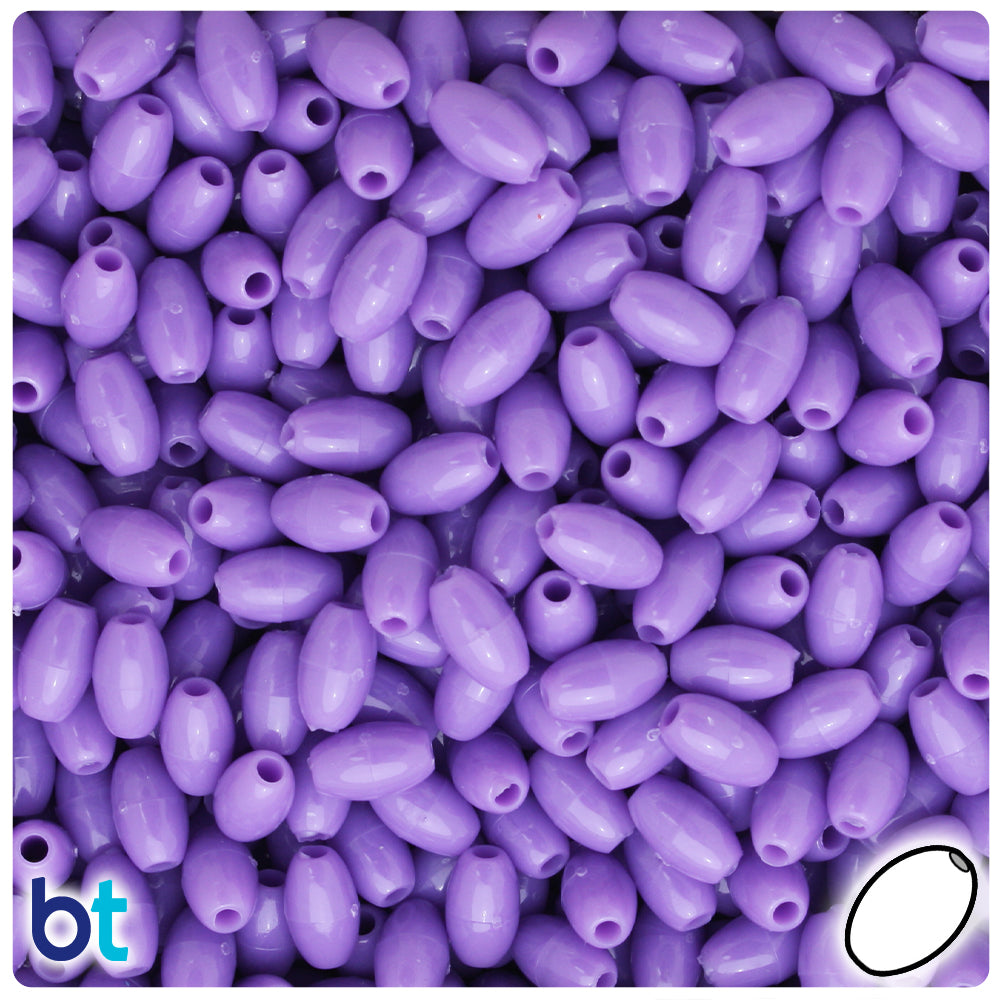 Light Purple Pearl 6mm Round Plastic Beads (500pcs)