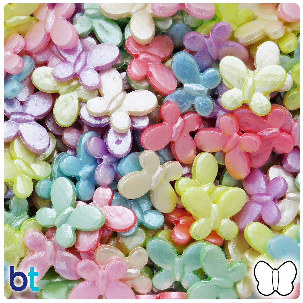 50 Beads,Colorful heart Pony Beads, Plastic Kid Beads, Hair Beads