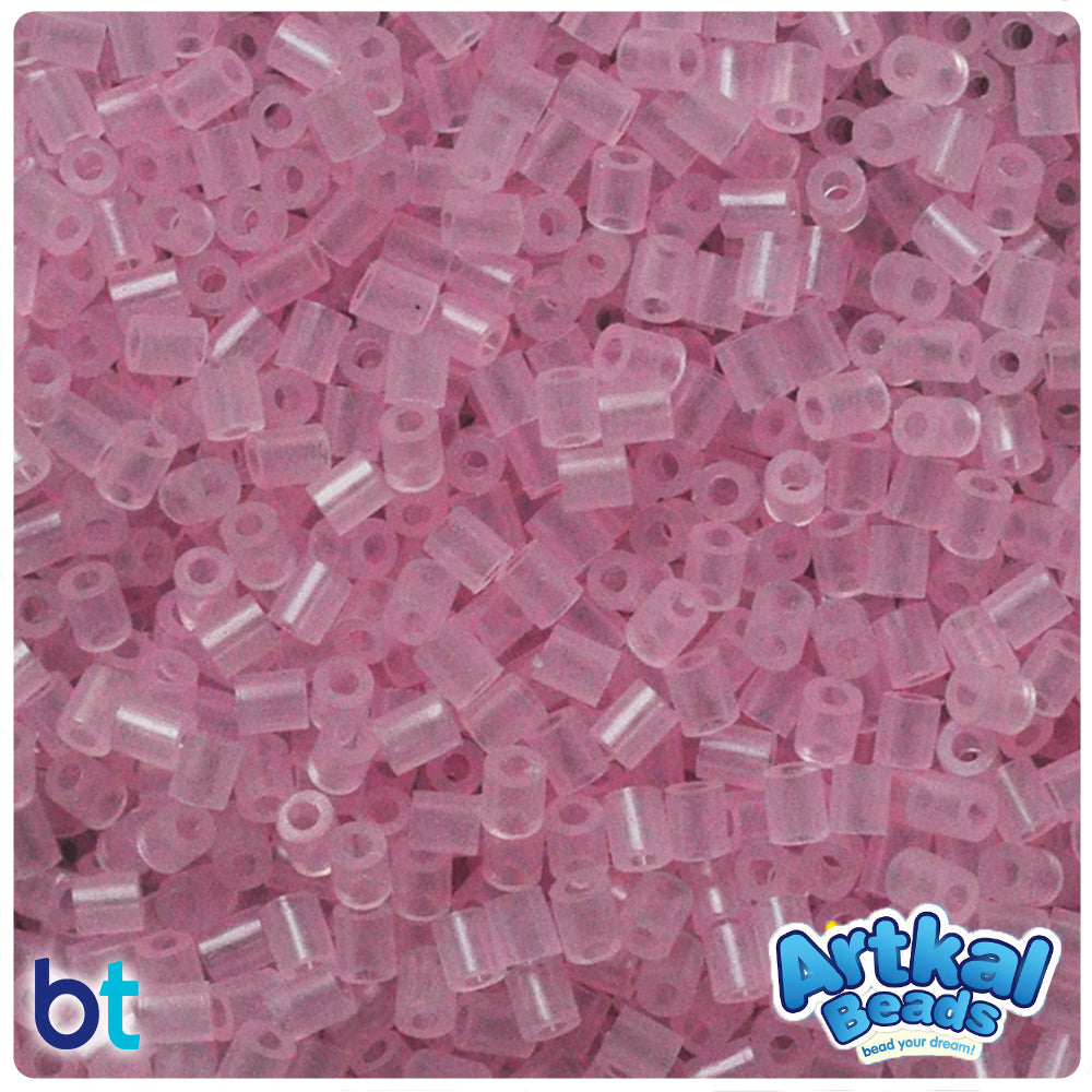 White Glow Pony Bead - 100 Bead Pack