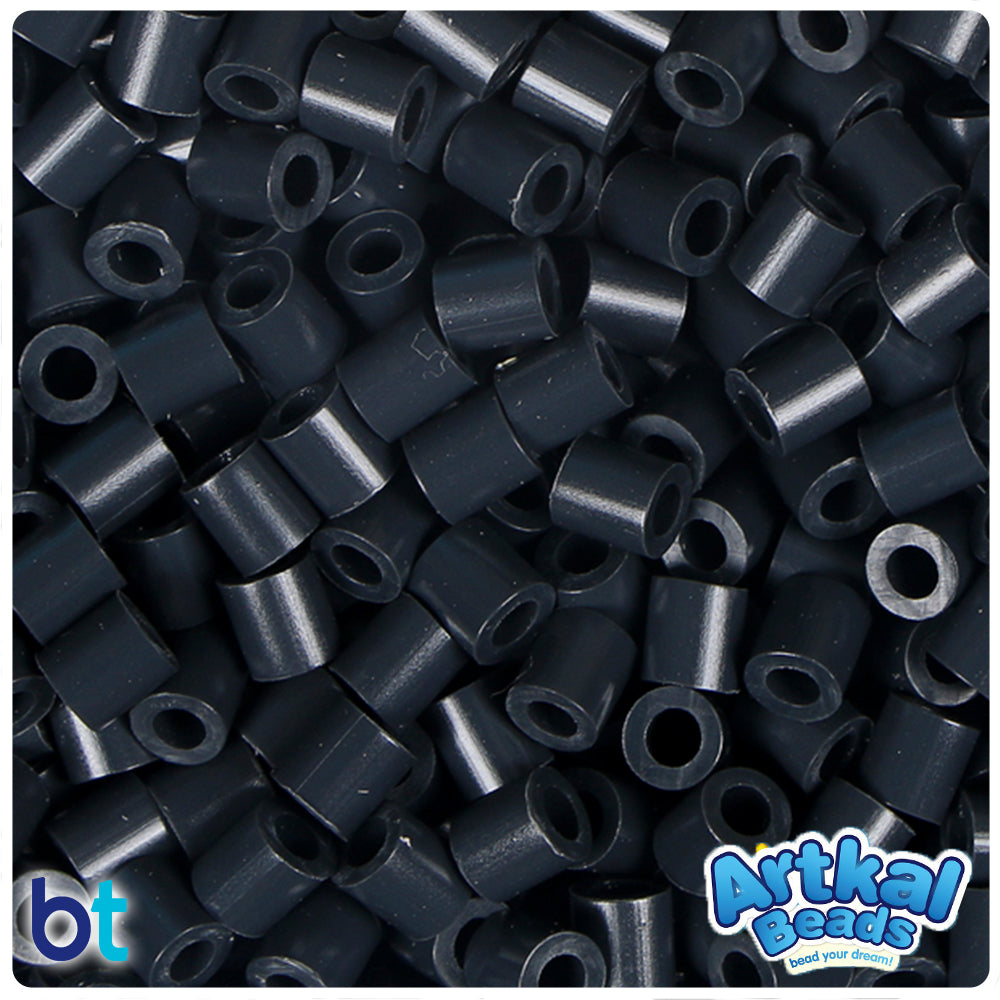 Perler Beads Fuse for Crafts, Black, Small, 6000pcs Black