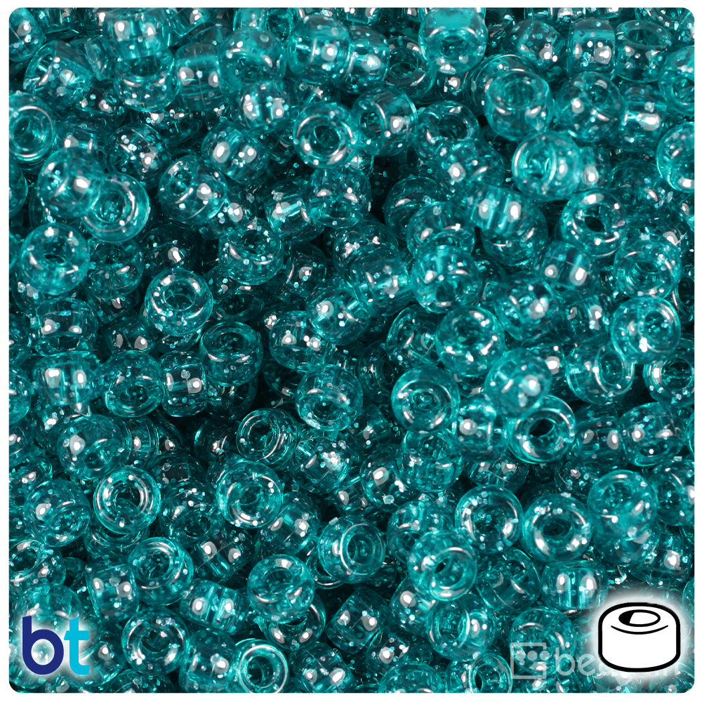 BeadTin Opaque Mix 6.5mm Mini Barrel Pony Beads (1000pcs