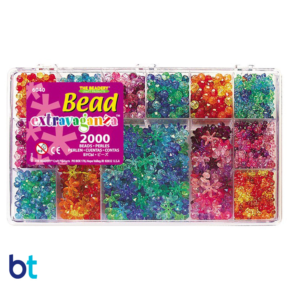 The Beadery Bonanza 5LB of Mixed Craft Beads, Sizes