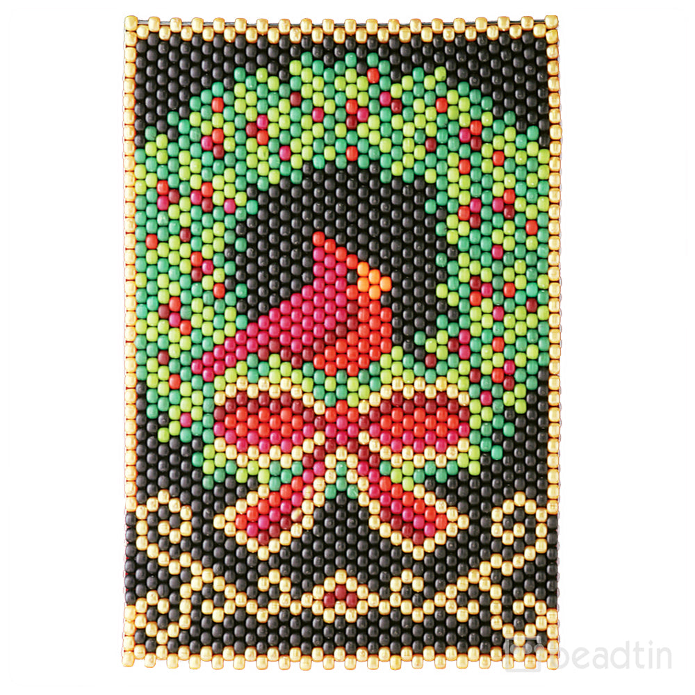 Melting Beads/ Perler Beads Cardinal Ornament