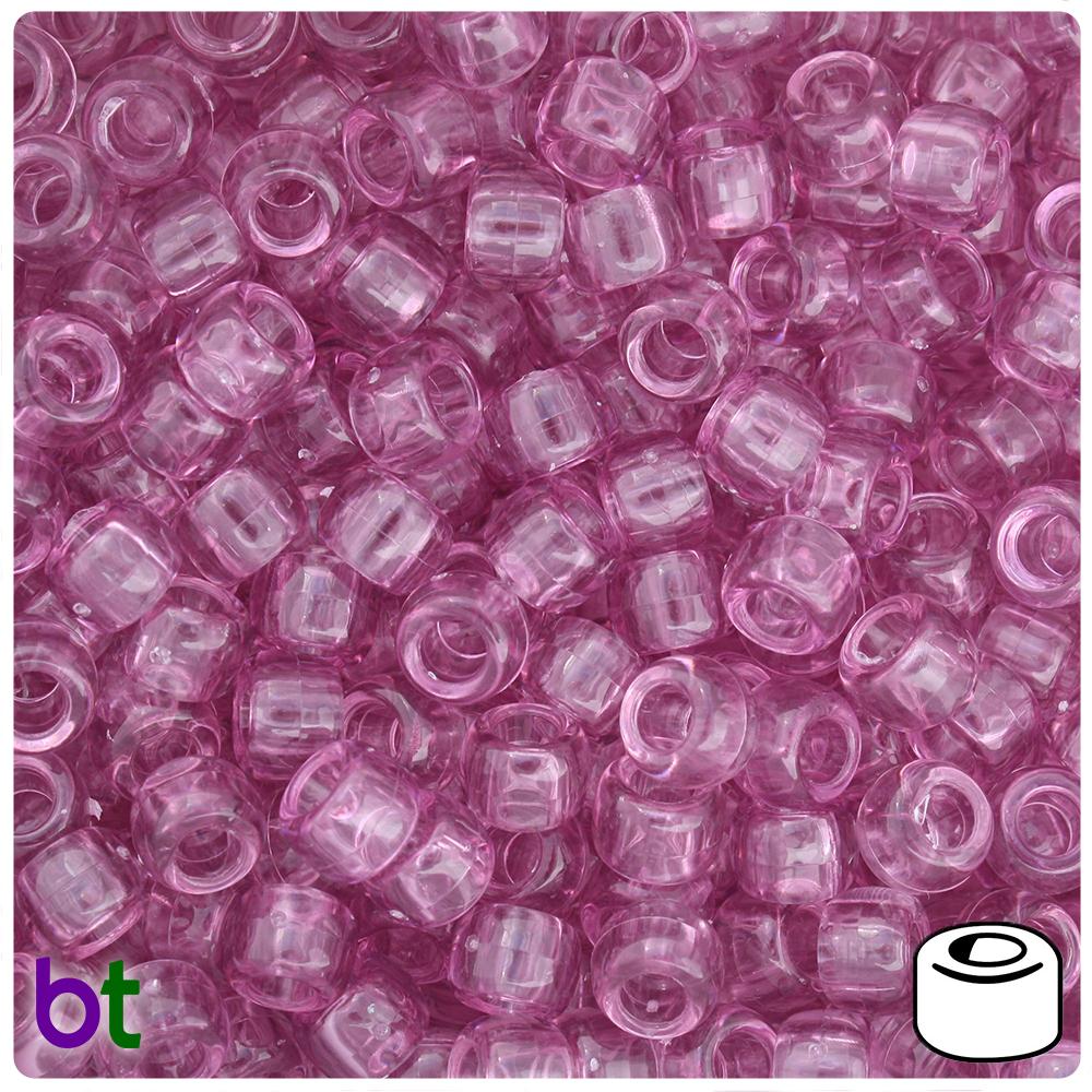 Glow Kandi Multi 9mm Barrel Pony Beads (500pcs)