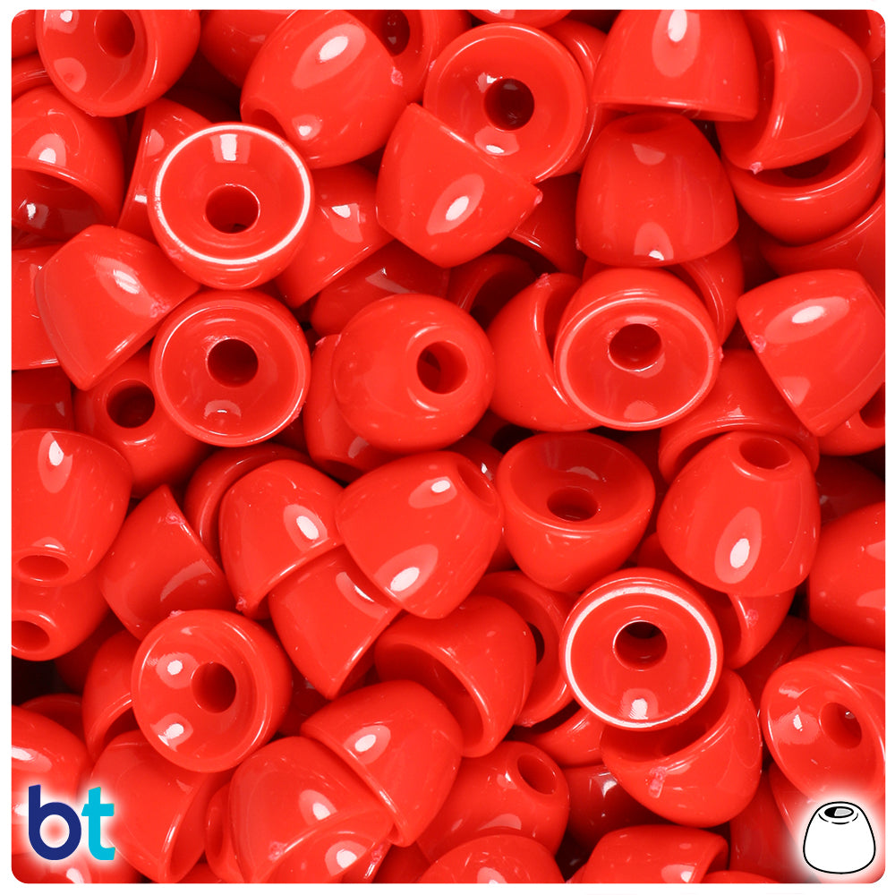 Red Opaque Pony Beads for bracelets, jewelry, arts crafts, made in