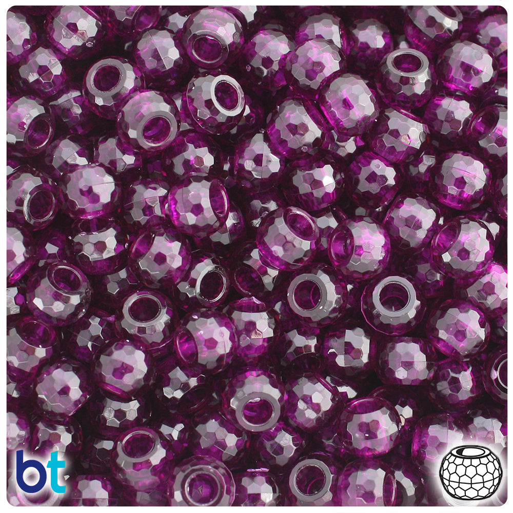 Preciosa Round Seed Bead/Pony Bead 6/0 5.5-Inch Tube - Terra Intensive  Purple 