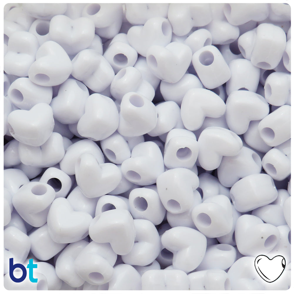 Plastic White 7mm Cube Beads, (Horizontal) Single Letters or Numbers, -  Pony Bead Store