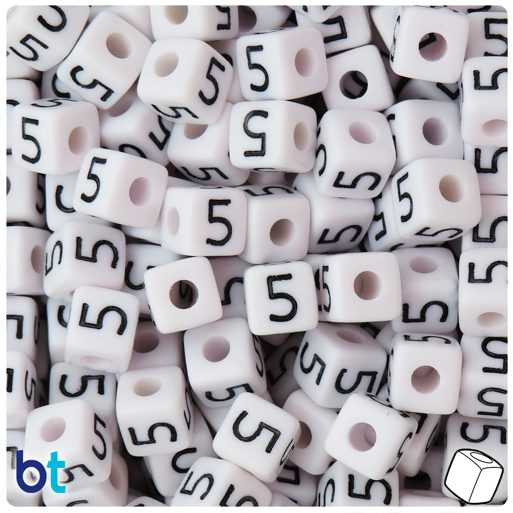 Alphabet, Numbers & Symbols Plastic Bead Mix (4oz)