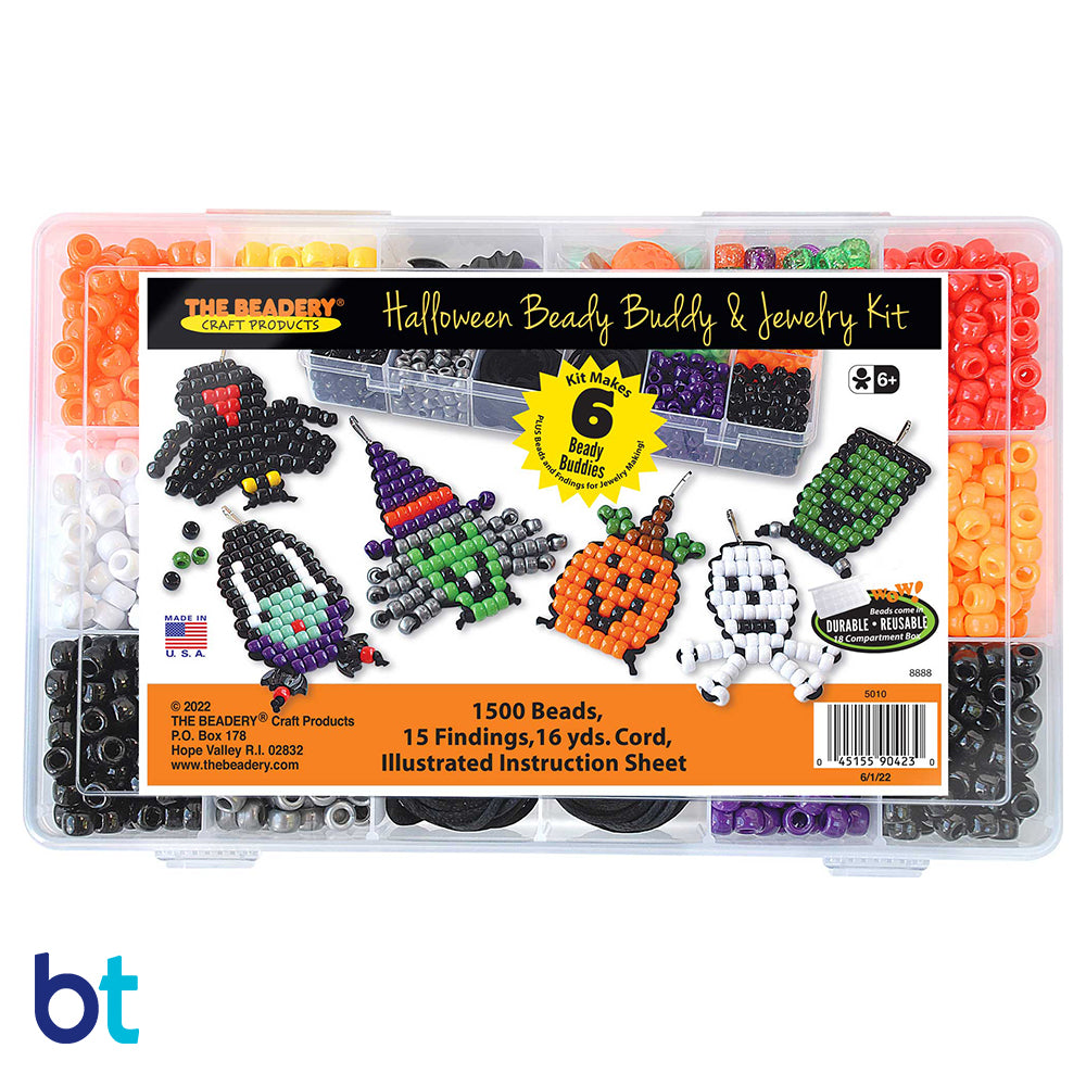 Halloween Beady Buddy & Jewelry Kit Bead Box