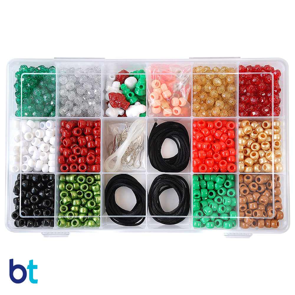 Holiday Beady Buddy & Jewelry Kit Bead Box