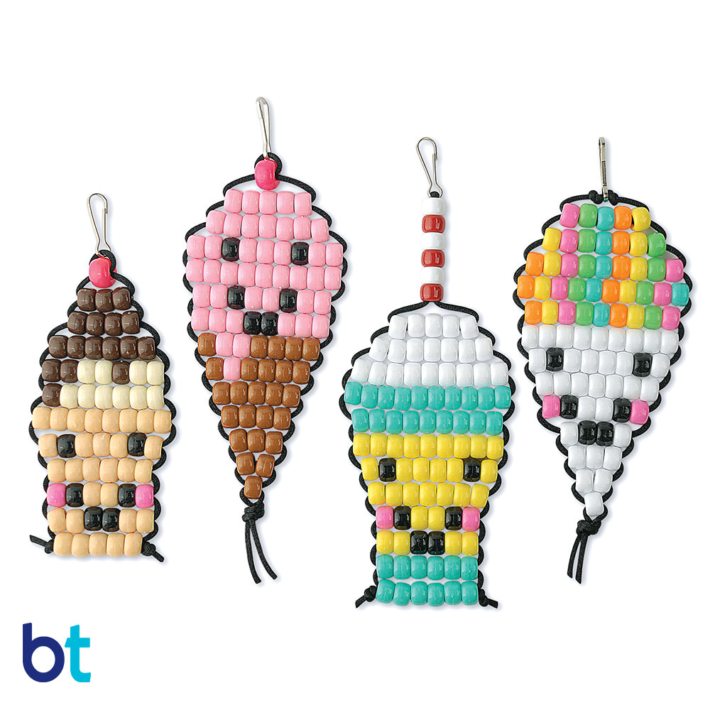 Ice Cream Social Backpack Buddy Pony Bead Kit