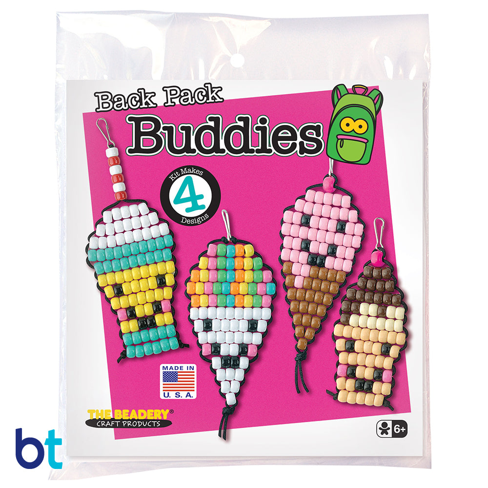 Ice Cream Social Backpack Buddy Pony Bead Kit