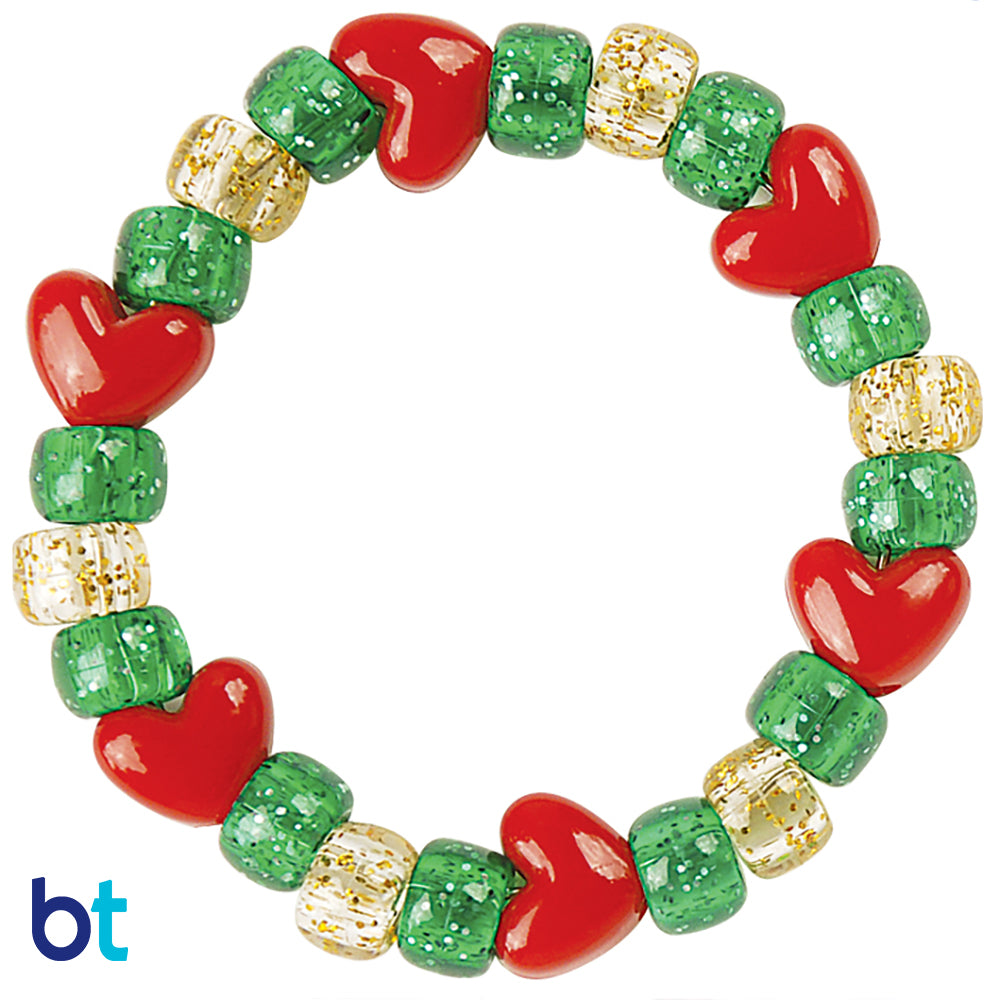 Christmas Sparkle Bracelets Pony Bead Kit