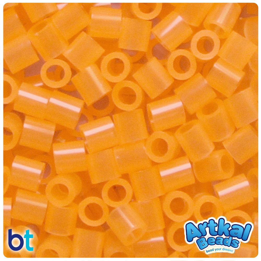 Orange Translucent 5mm Artkal Midi Fuse Beads (1000pcs)