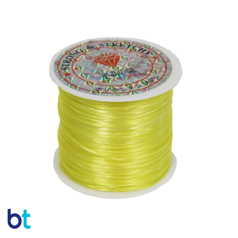 Yellow 0.8mm Crystal String Cord (50m)